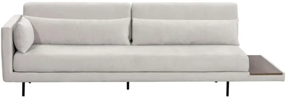 Kalani Sofa in Danny Light Gray by Sunpan