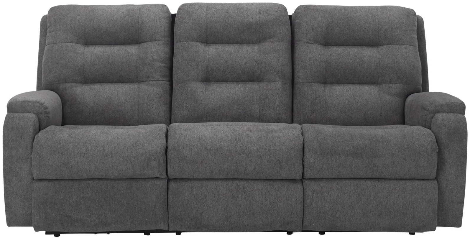 Halenbeck Triple Power Sofa in Dark Gray by Flexsteel