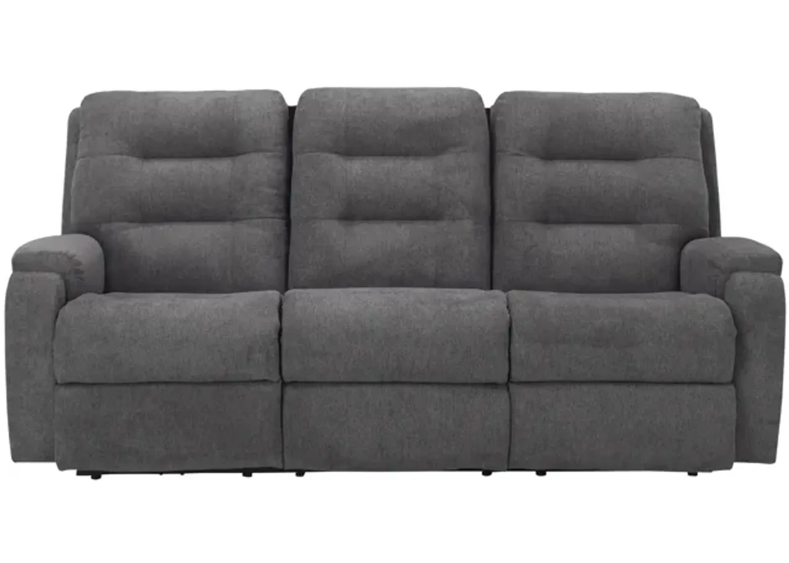 Halenbeck Triple Power Sofa in Dark Gray by Flexsteel