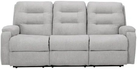 Halenbeck Triple Power Sofa in Light Gray by Flexsteel