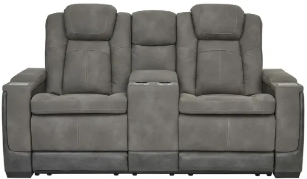 Next-Gen DuraPella Power Reclining Loveseat with Console