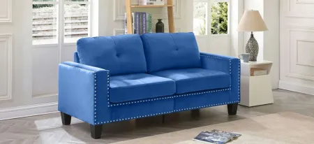 Nailer Sofa in Navy Blue by Glory Furniture