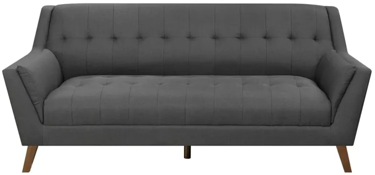 Elise Sofa in Charcoal Pebble by Emerald Home Furnishings