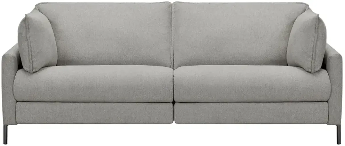 Juliett Power Reclining Sofa in Gray Pebble by Armen Living