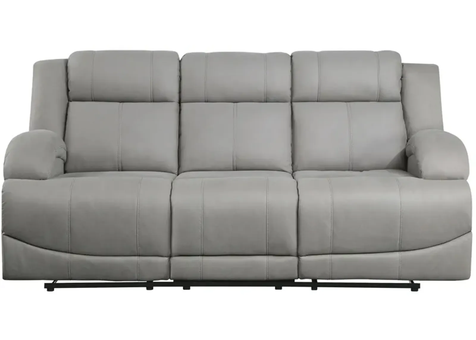 Brennen Reclining Sofa in Gray by Homelegance