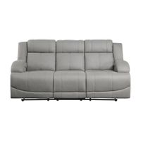 Brennen Reclining Sofa in Gray by Homelegance