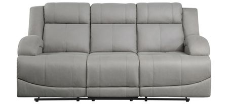 Brennen Reclining Sofa in Gray by Homelegance