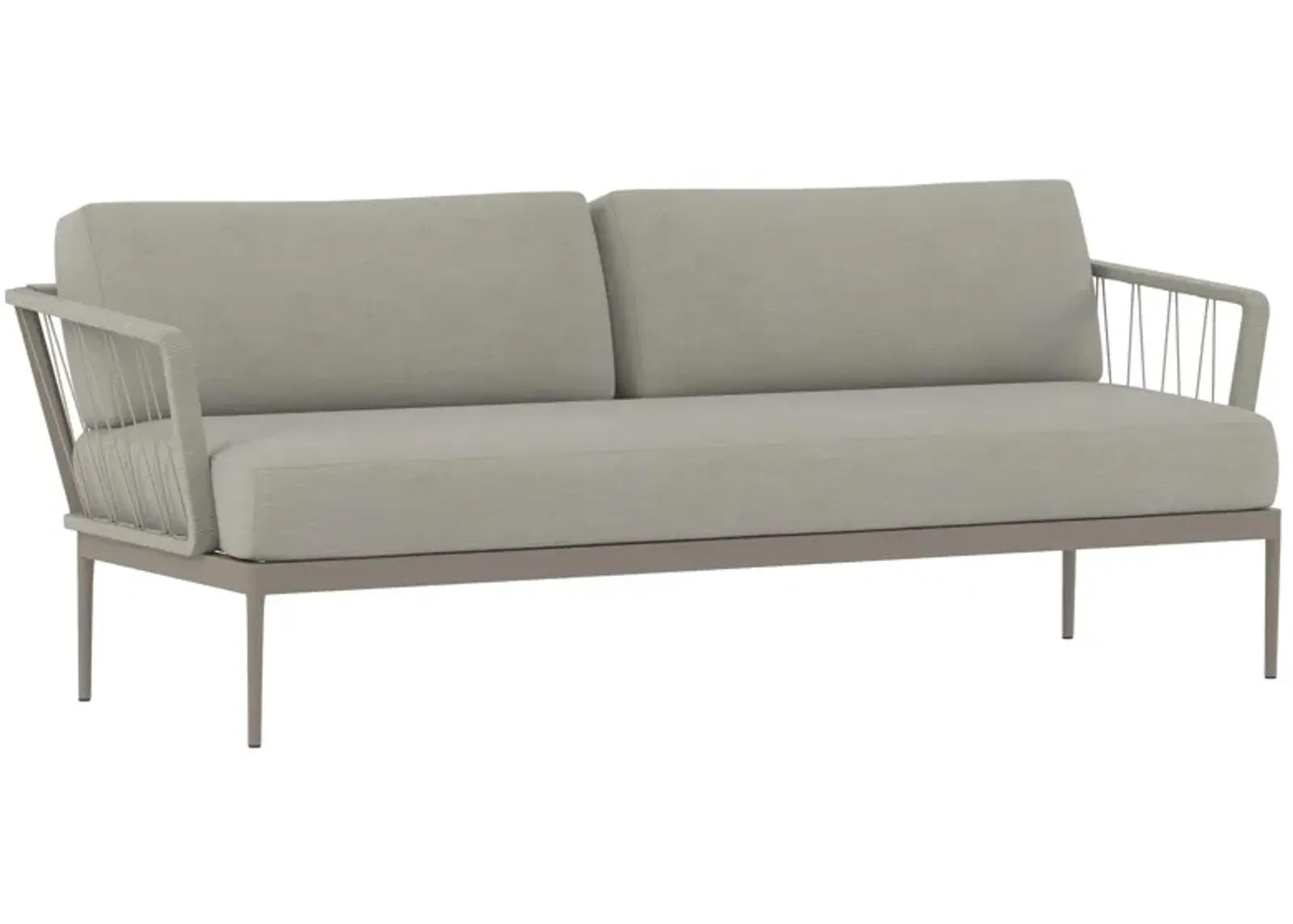 Catania Sofa in Palazzo Taupe by Sunpan