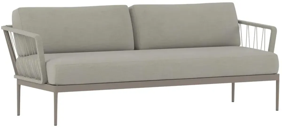 Catania Sofa in Palazzo Taupe by Sunpan