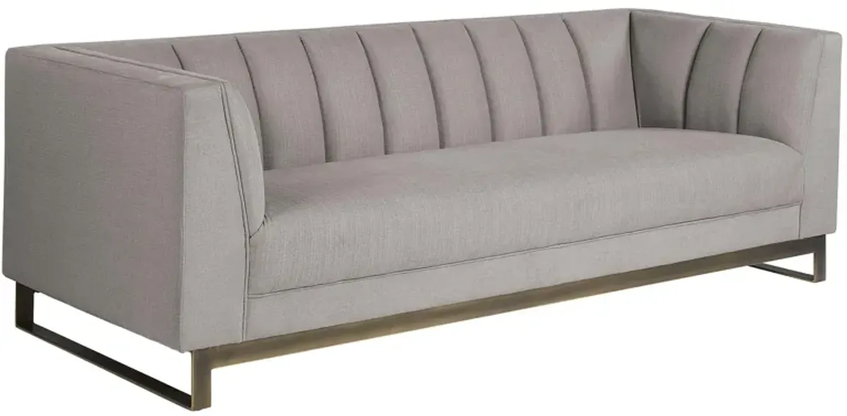 Parker Sofa in Zenith Soft Gay by Sunpan