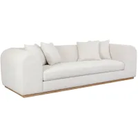 Caspian Sofa in Copenhagen White by Sunpan