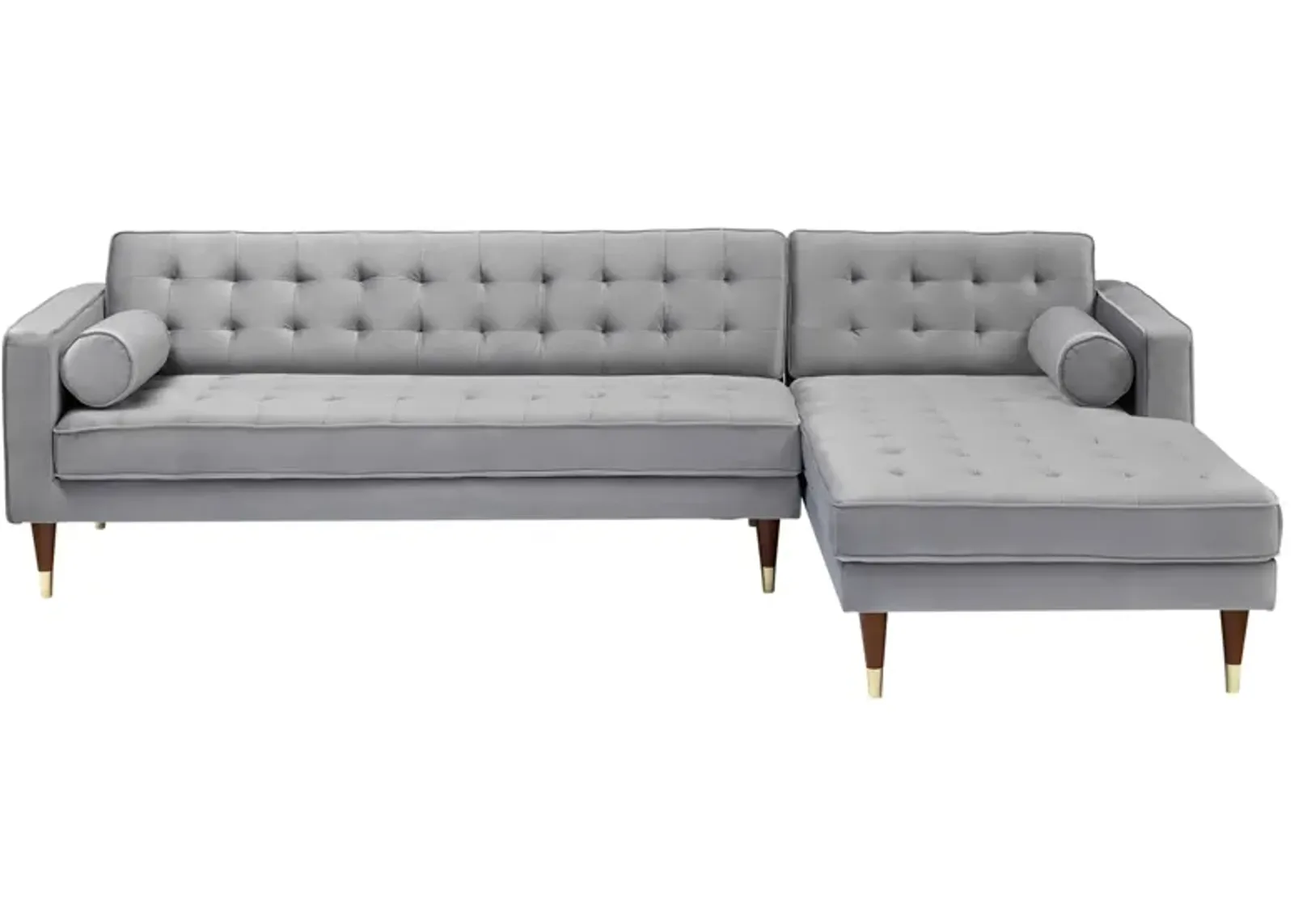 Somerset 2-pc. Sectional Sofa in Gray by Armen Living