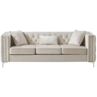 Paige Sofa in Ivory by Glory Furniture
