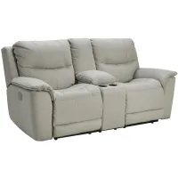Next-Gen Gaucho Power Reclining Loveseat with Console in Fossil by Ashley Furniture