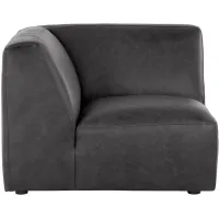 Watson Modular Armless Chair in MARSEILLE BLACK by Sunpan