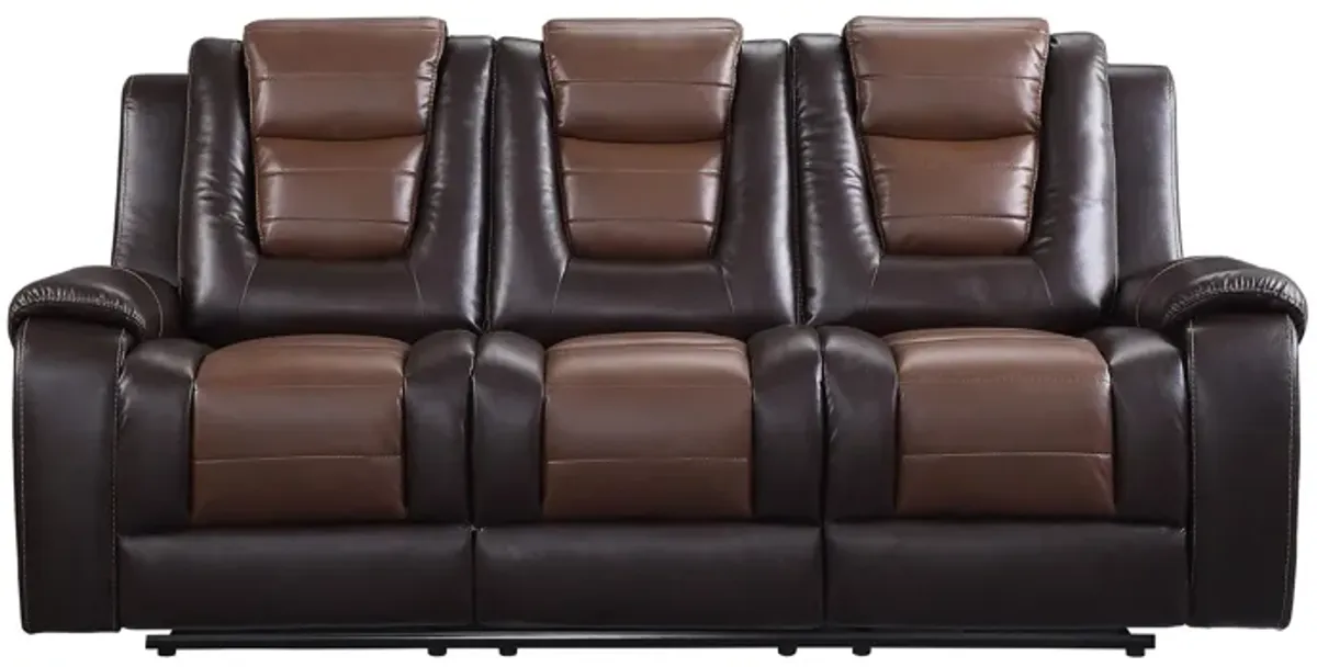 Ashcroft Double Reclining Sofa W/Drop-Down Cup Holder