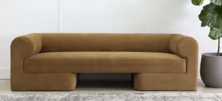 Ionic Sofa in Meg Gold by Sunpan