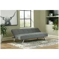 Santini Armless Klick Klak Sofa in Gray by Ashley Furniture