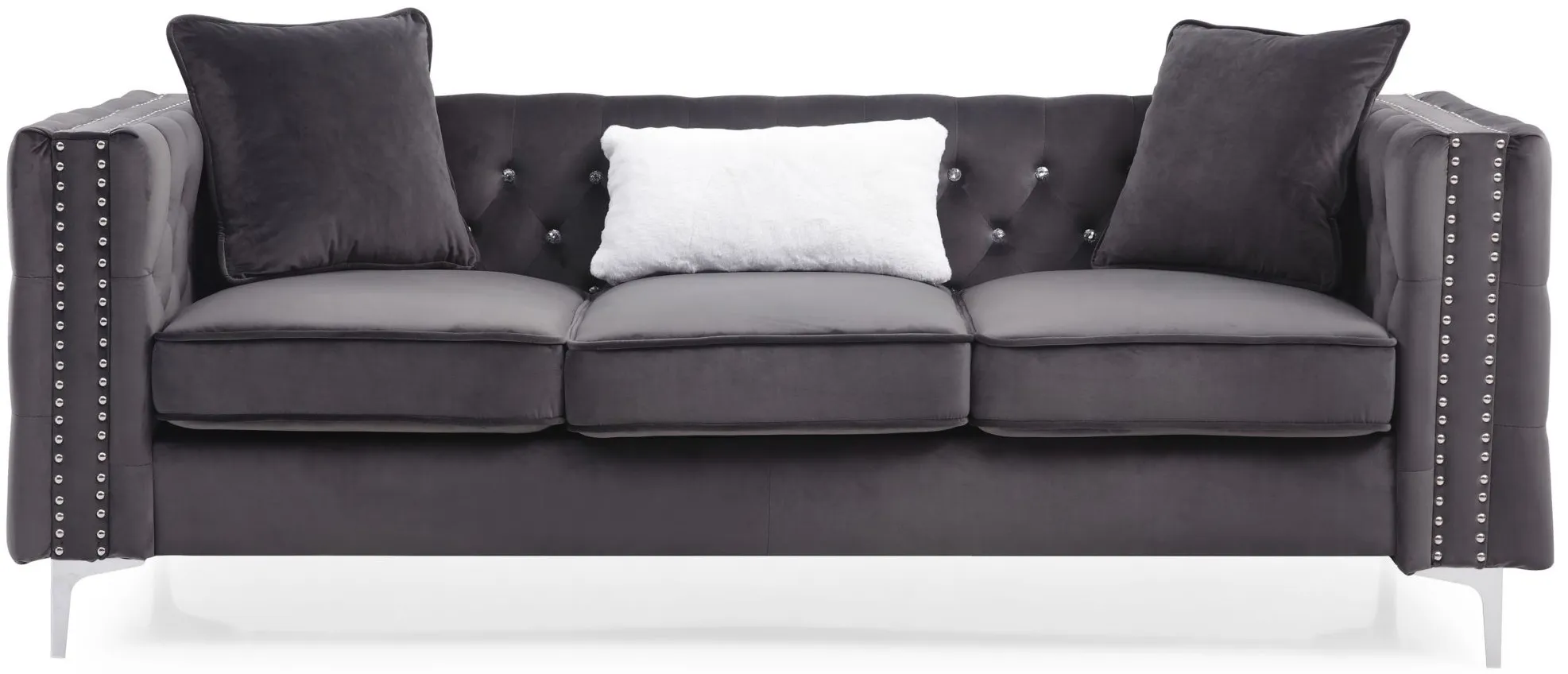 Paige Sofa in Gray by Glory Furniture