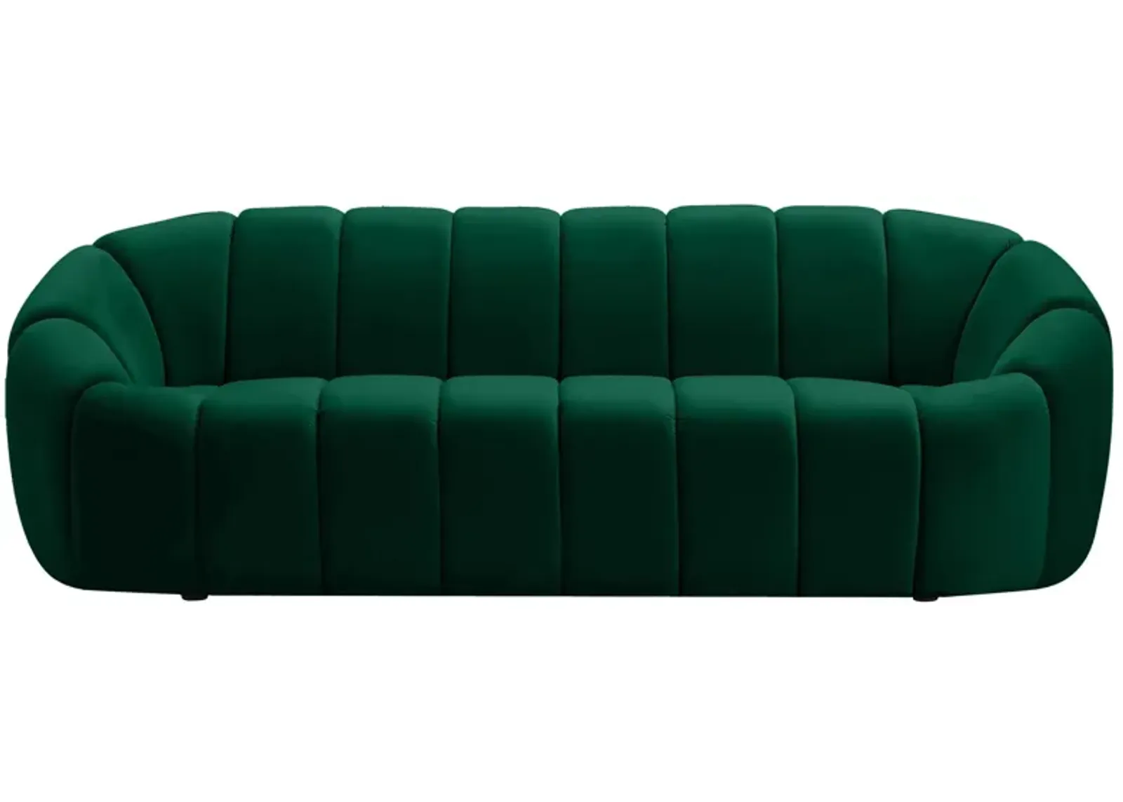 Elijah Velvet Sofa in Green by Meridian Furniture