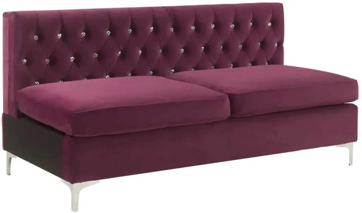 Regatta Sofa in Burgundy by HomeRoots