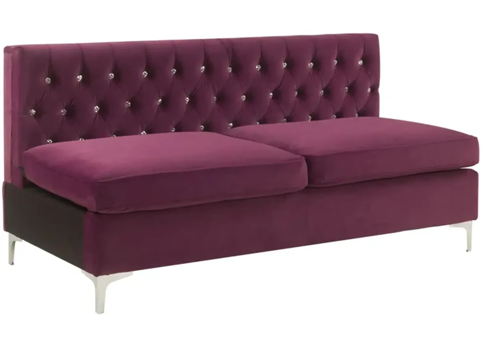 Regatta Sofa in Burgundy by HomeRoots