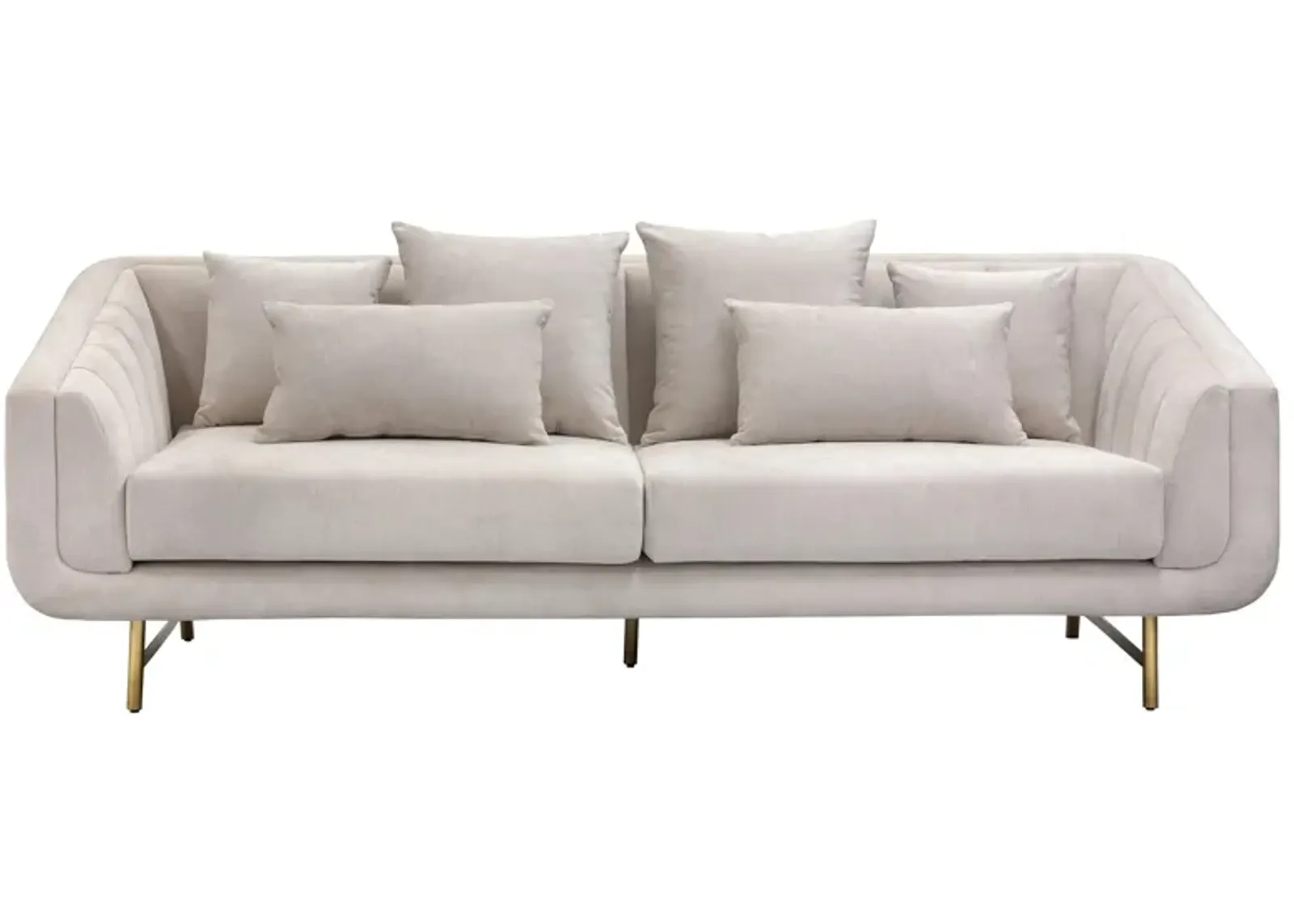 Veera Sofa in Polo Club Muslin by Sunpan