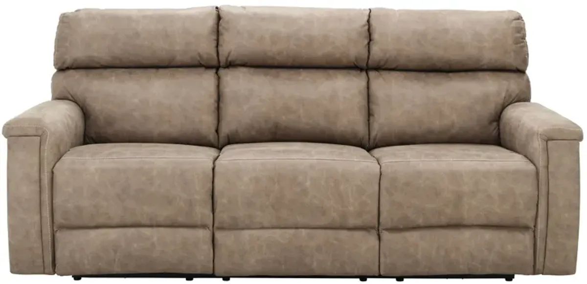 Blake Microfiber Power Sofa w/ Power Headrest in Passion Vintage by Southern Motion