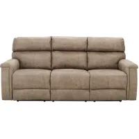 Blake Microfiber Power Sofa w/ Power Headrest in Passion Vintage by Southern Motion