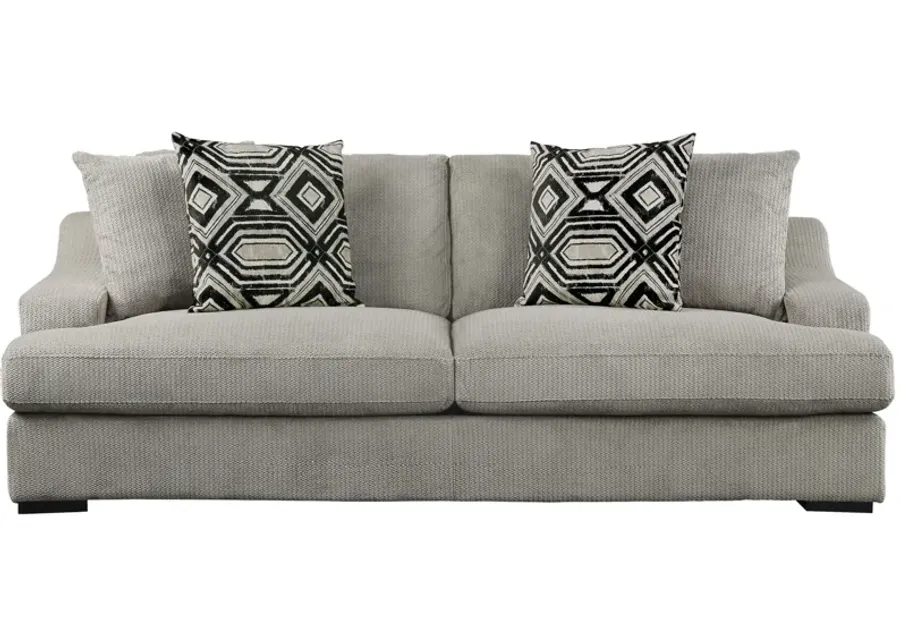 Iola Sofa in Light Gray by Homelegance