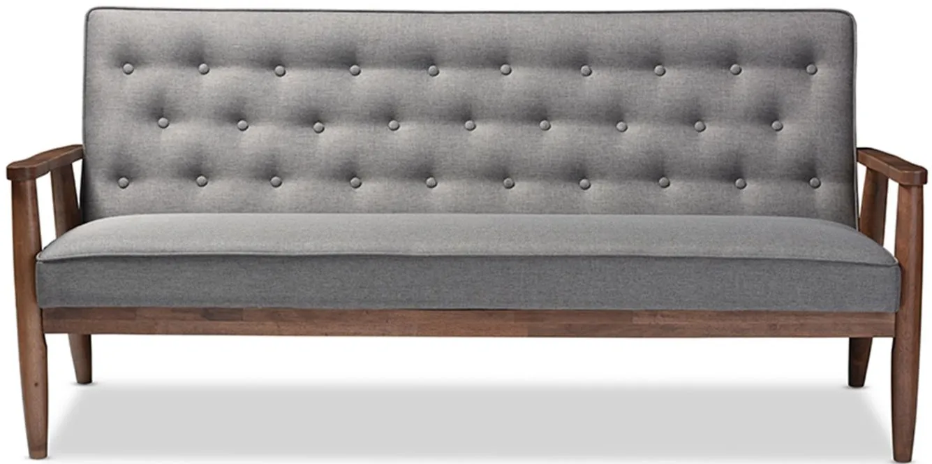 Sorrento Sofa in Gray by Wholesale Interiors