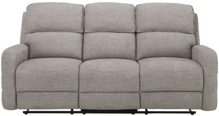 Everitt Chenille Power Sofa in Gray by Bellanest