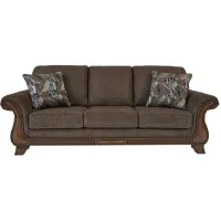 Miltonwood Sofa in Teak by Ashley Furniture
