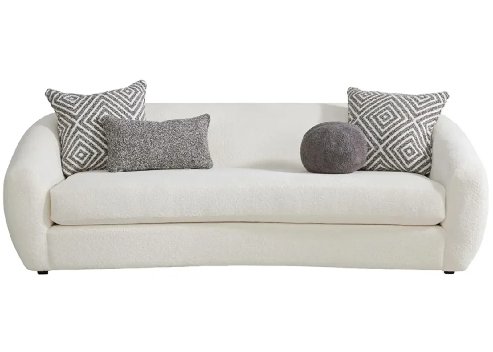 Farrah Sofa in White by H.M. Richards