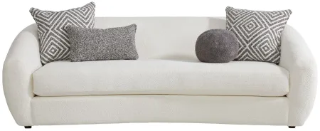 Farrah Sofa in White by H.M. Richards