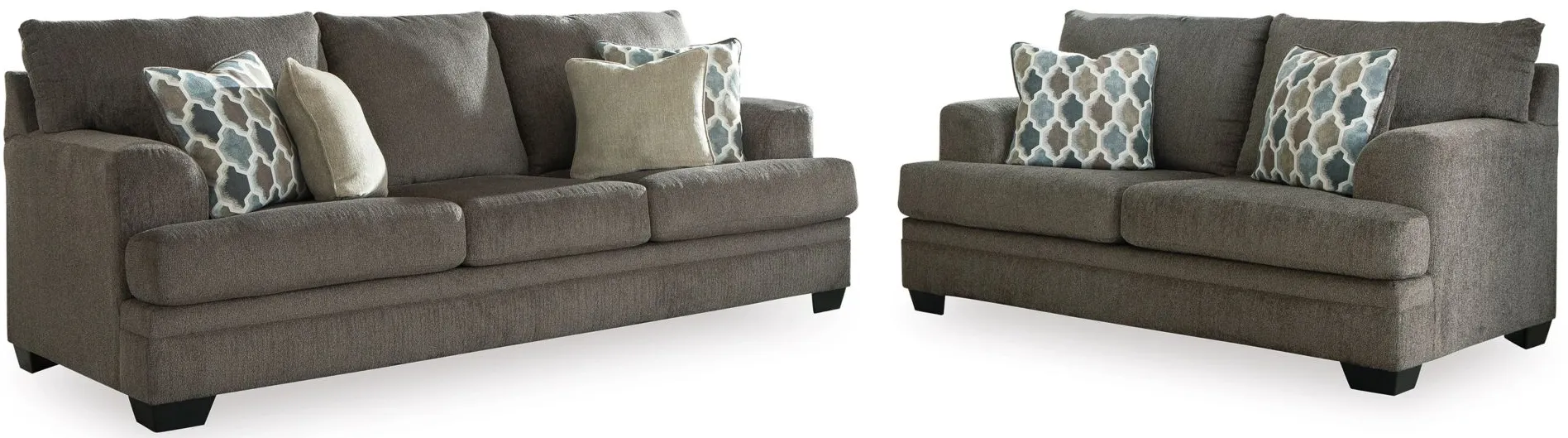 Dorsten 2pc. Sofa and Loveseat Set in Slate by Ashley Furniture by