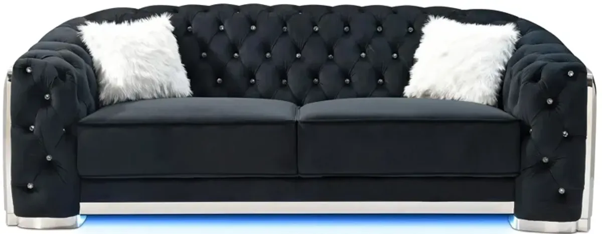 Sapphire Sofa in Black by Glory Furniture