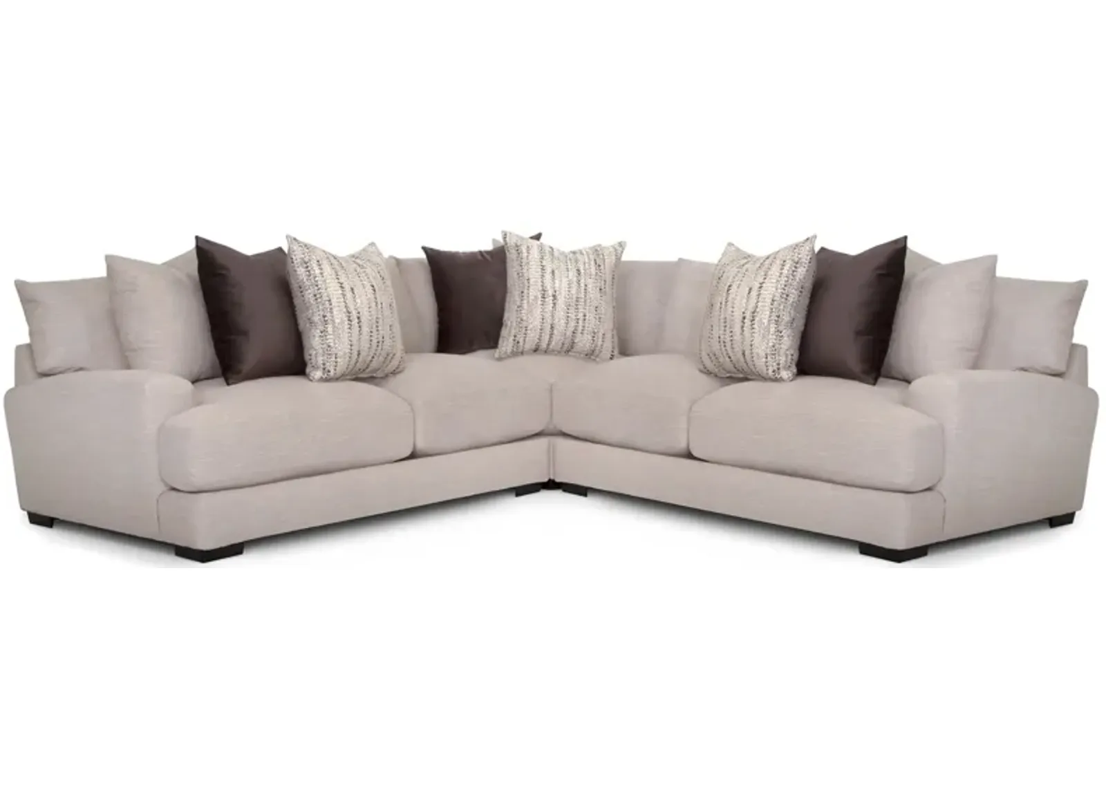 Carter 3-pc. Sectional in Hannigan Dusk by Bellanest