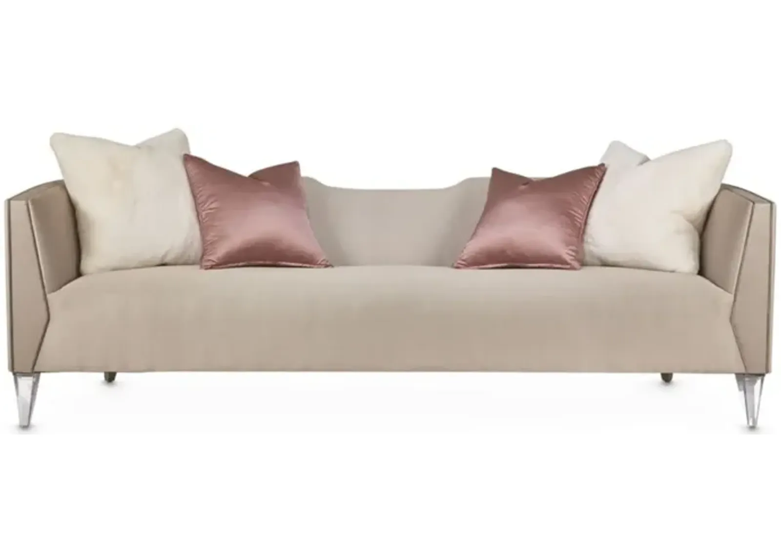 Linea Sofa in Silver Mist by Amini Innovation