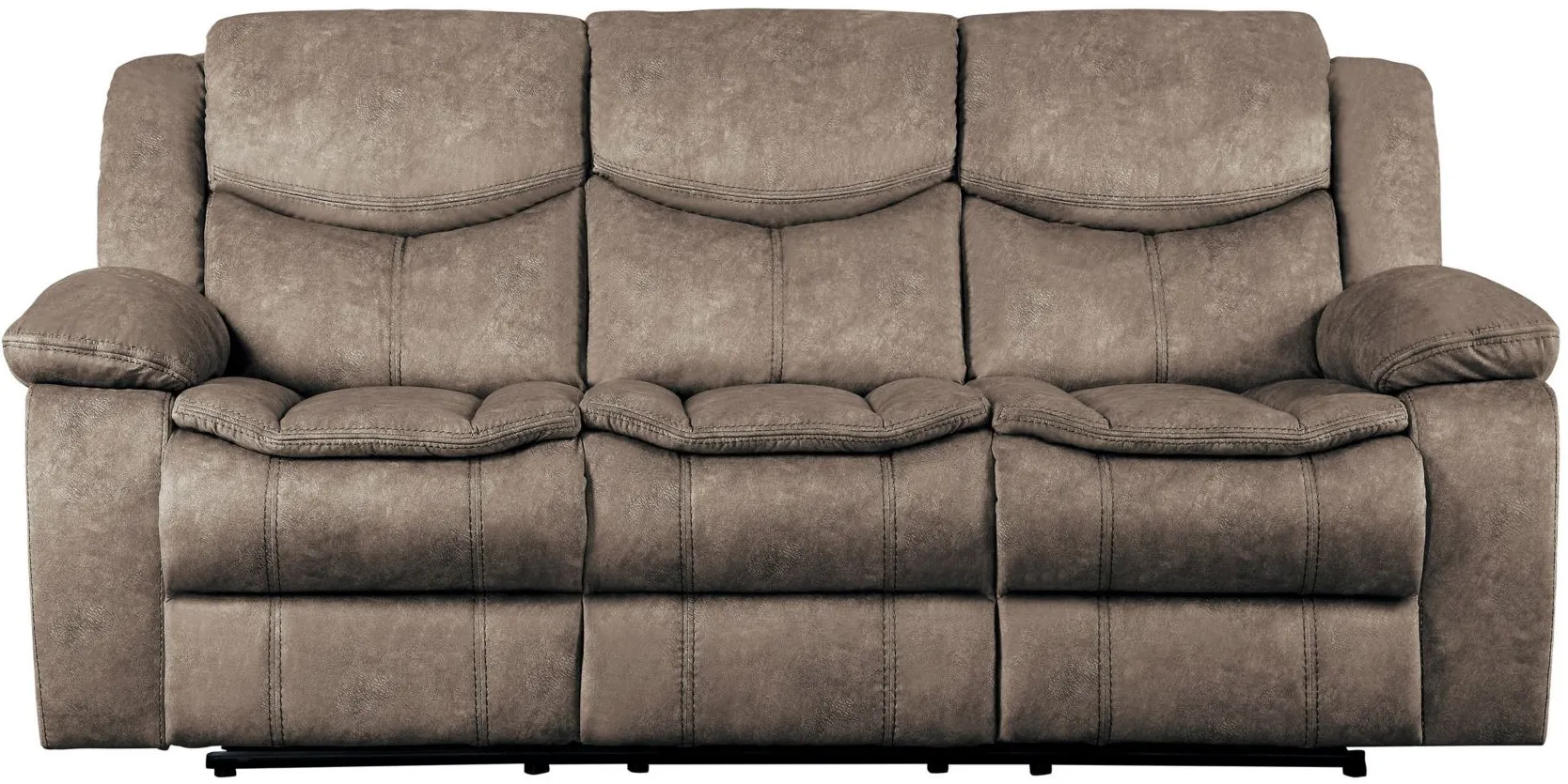 Arden Reclining Sofa in Dark Brown by Homelegance