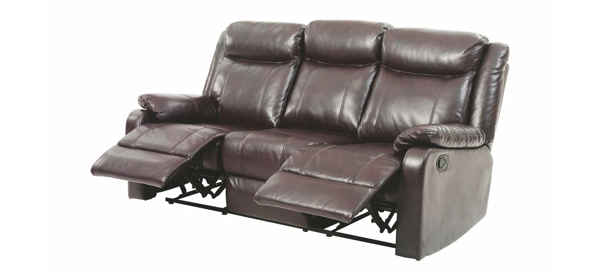 Ward Double Reclining Sofa in Dark Brown by Glory Furniture