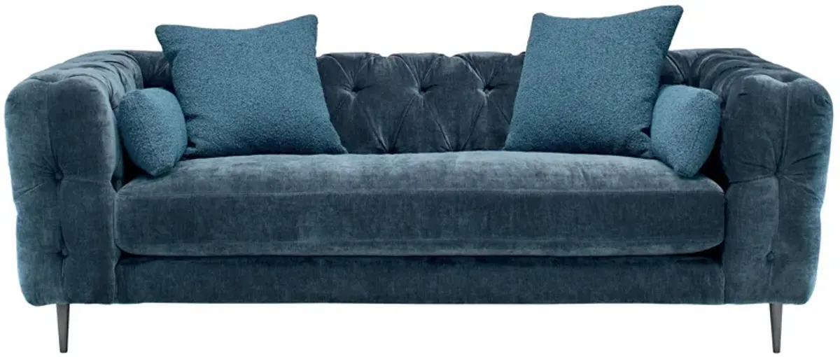 Zayna Sofa in Teal by Aria Designs