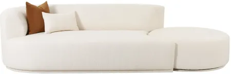 Fickle 2pc. Modular Sofa in Cream by Tov Furniture