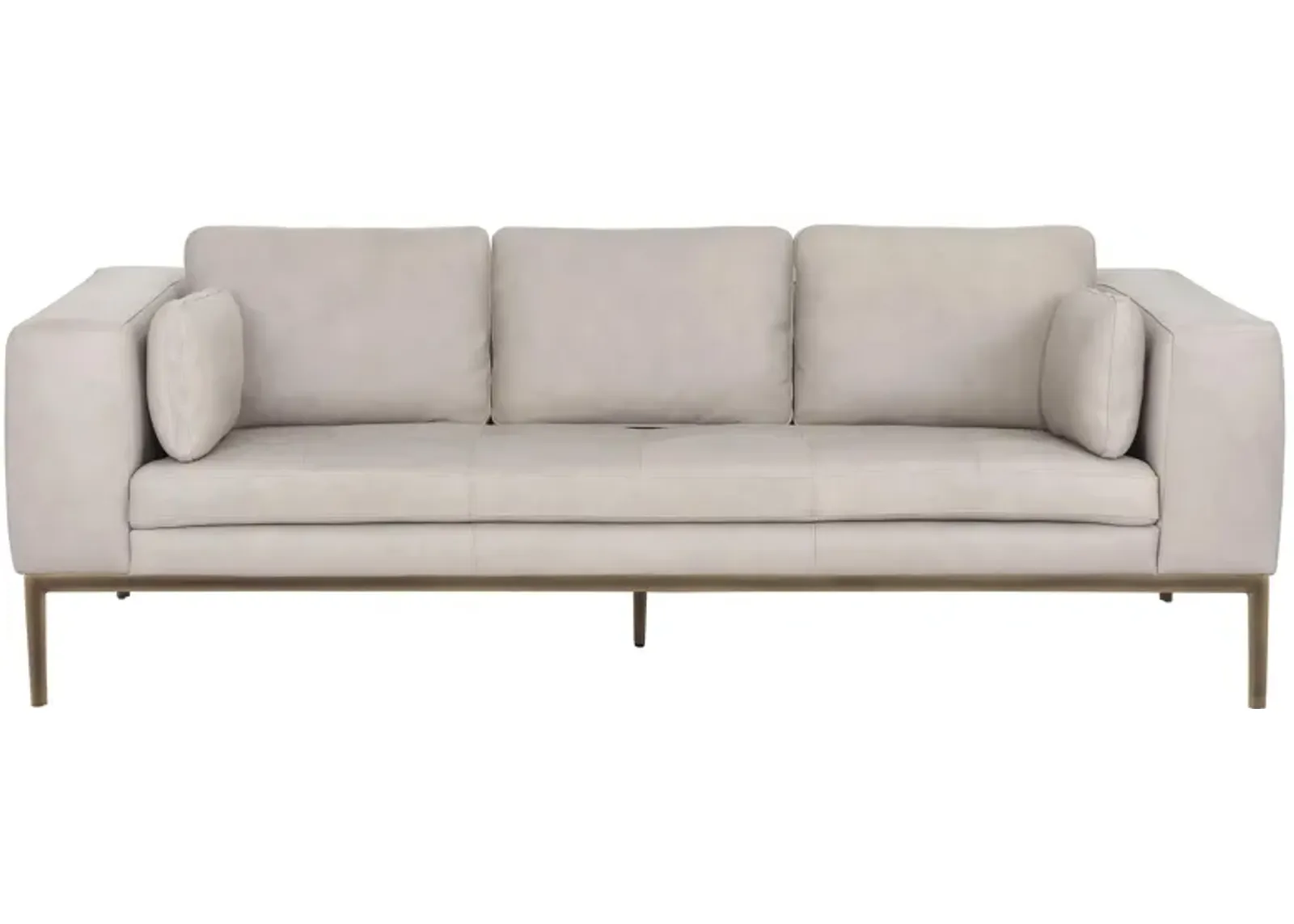 Burr Sofa in Bali Bone by Sunpan