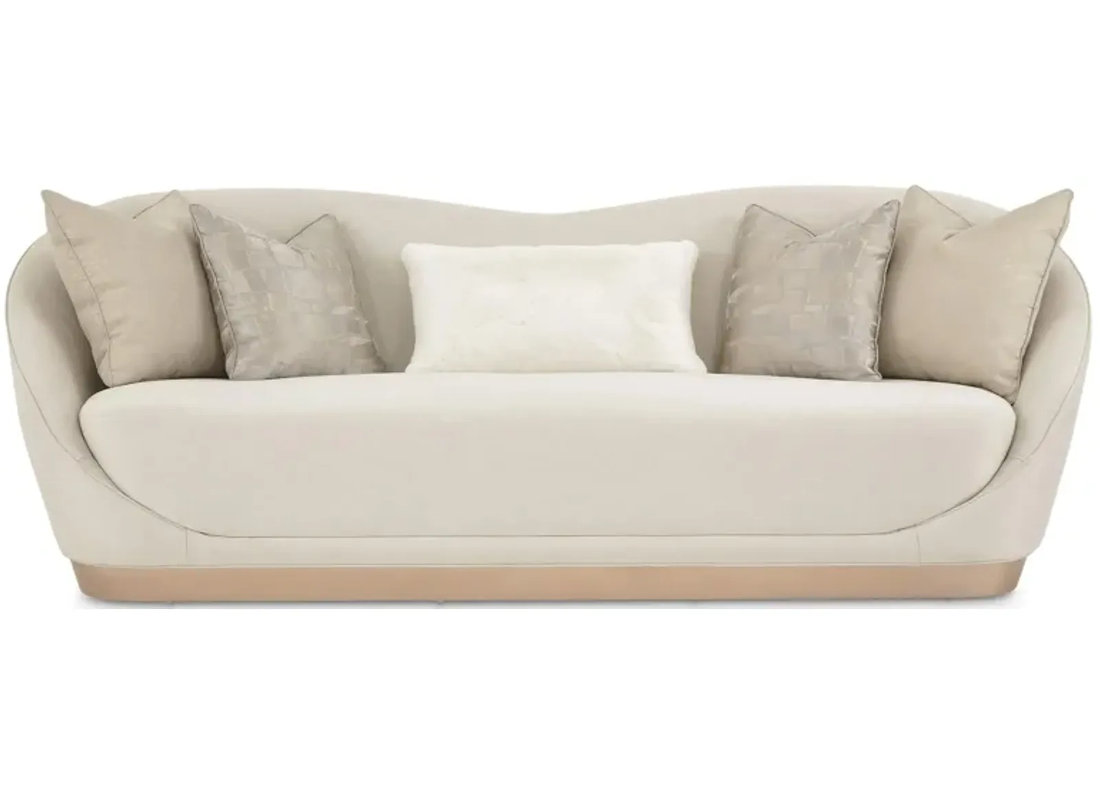 La Rachelle Sofa in Medium Champagne by Amini Innovation