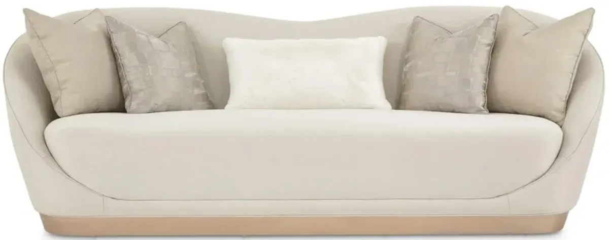 La Rachelle Sofa in Medium Champagne by Amini Innovation