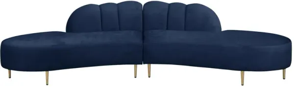 Divine Velvet 2-pc. Sectional Sofa