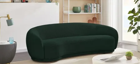 Hyde Boucle Fabric Sofa in Green by Meridian Furniture