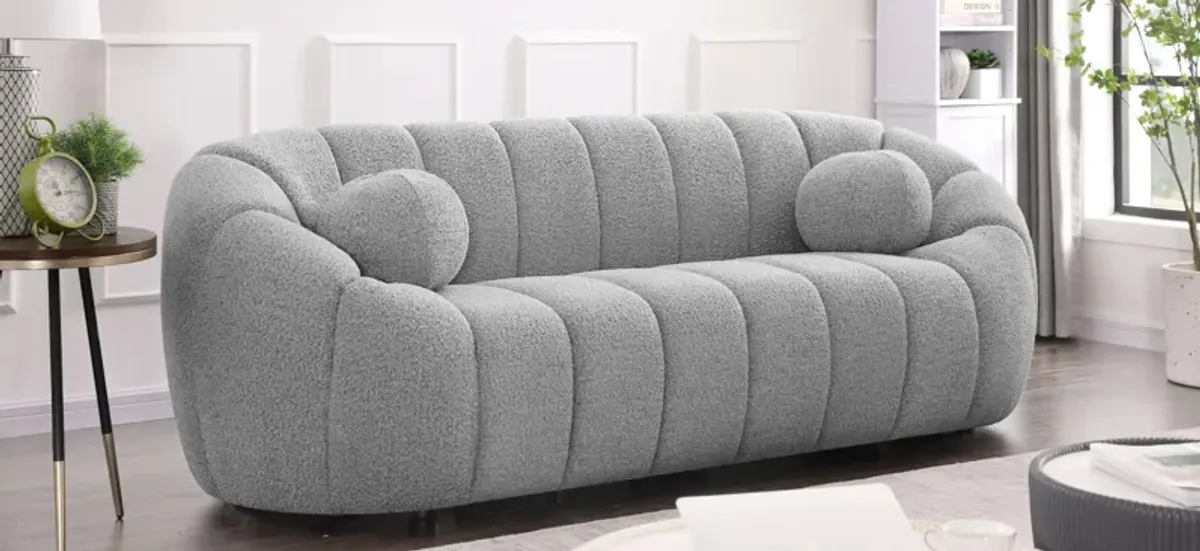 Elijah Boucle Fabric Sofa