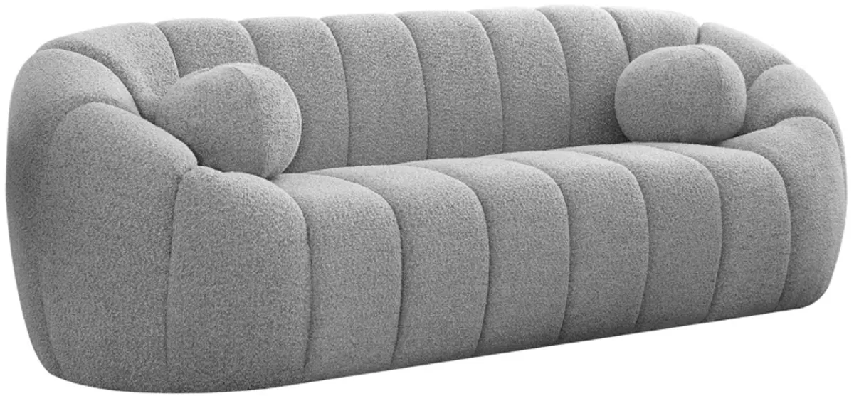 Elijah Boucle Fabric Sofa